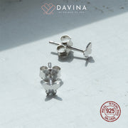 DAVINA Ladies Monita Earrings Silver Color S925