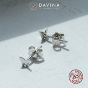DAVINA Ladies Monita Earrings Silver Color S925