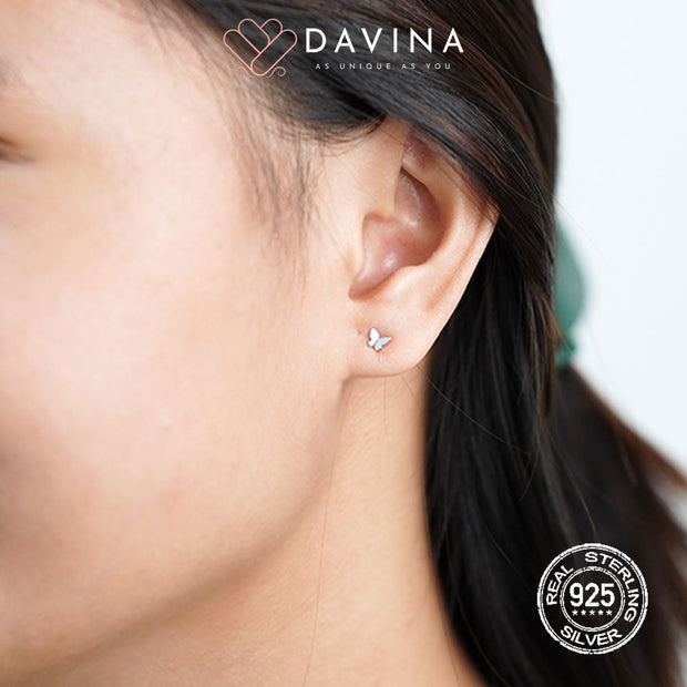 DAVINA Ladies Monita Earrings Sterling Silver 925