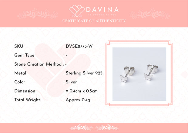 DAVINA Ladies Monita Earrings Sterling Silver 925