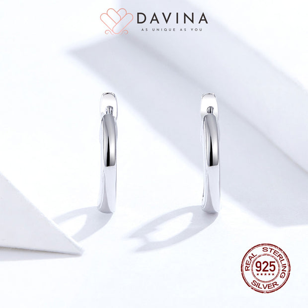 DAVINA Ladies Cassie Earrings Sterling Silver 925