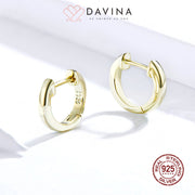 DAVINA Ladies Cassie Earrings Gold Color S925