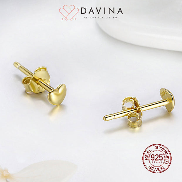 DAVINA Ladies Avery Earrings Gold Color S925