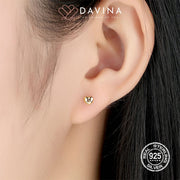 DAVINA Ladies Avery Earrings Gold Color S925