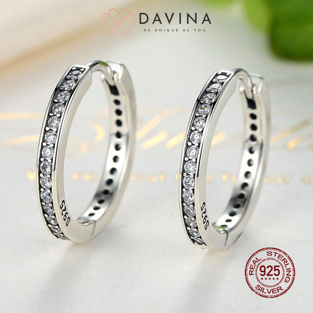 DAVINA Ladies Remi Earrings Sterling Silver 925