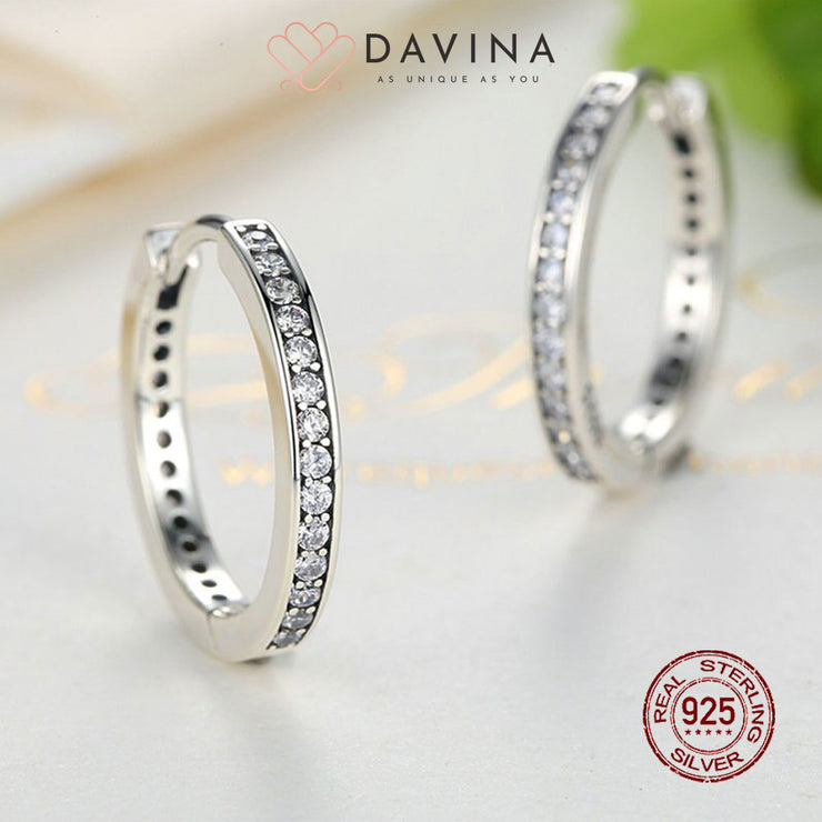 DAVINA Ladies Remi Earrings Sterling Silver 925