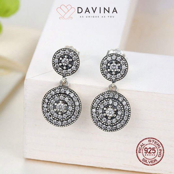 DAVINA Ladies Jane Earrings Sterling Silver 925