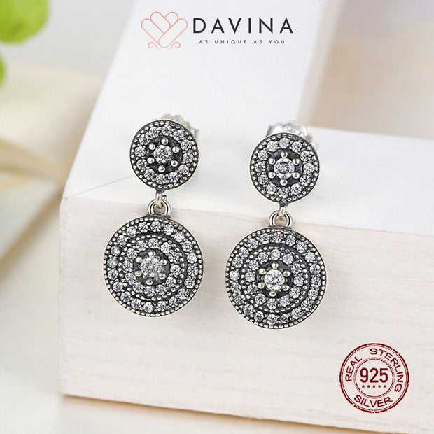 DAVINA Ladies Jane Earrings Sterling Silver 925
