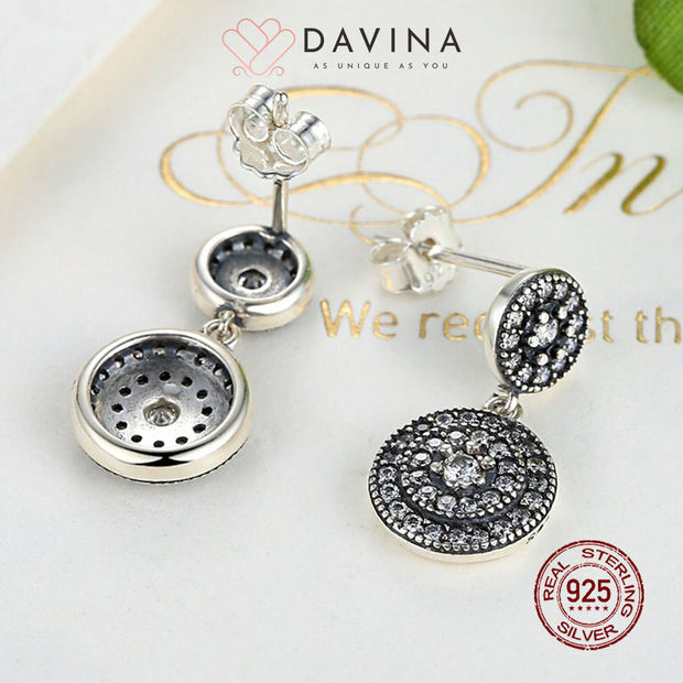 DAVINA Ladies Jane Earrings Sterling Silver 925