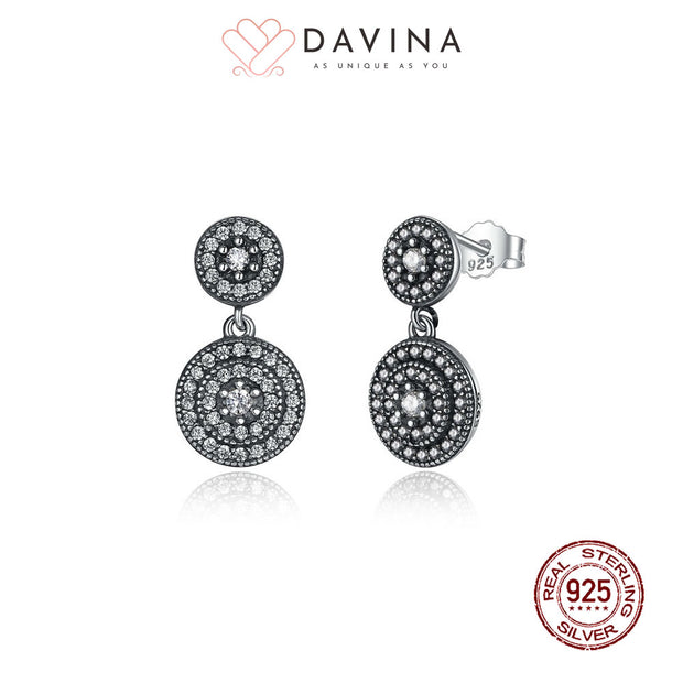 DAVINA Ladies Jane Earrings Sterling Silver 925