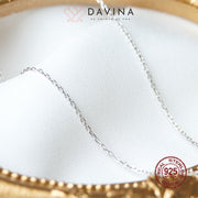 DAVINA Ladies Pony Necklace Silver Color S925