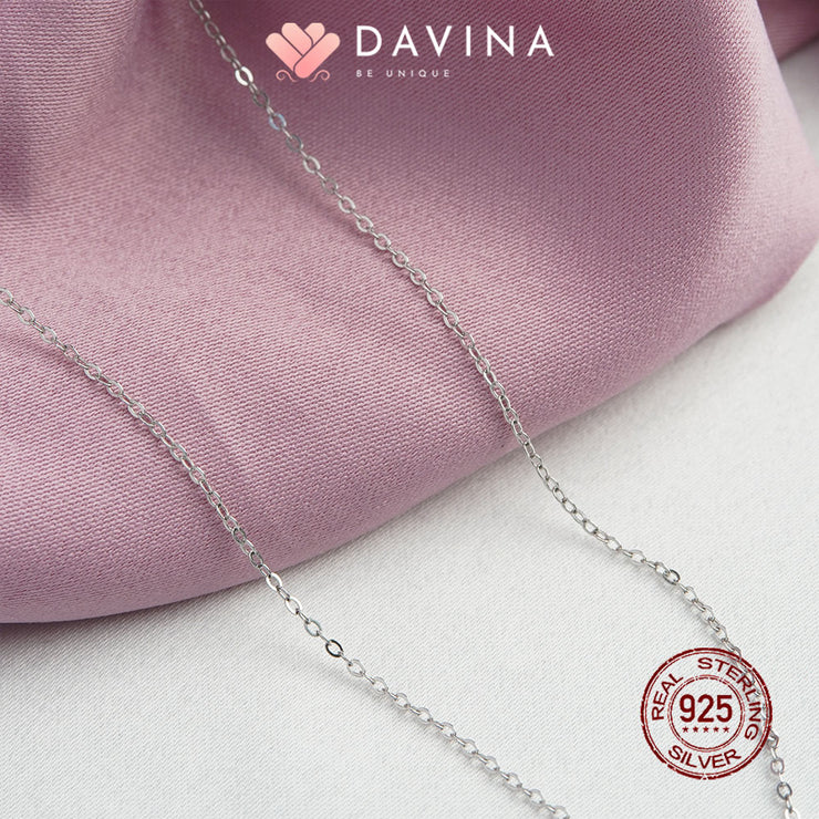 DAVINA Ladies Vonnie Necklace Sterling Silver 925