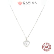 DAVINA Ladies Vonnie Necklace Silver Color S925