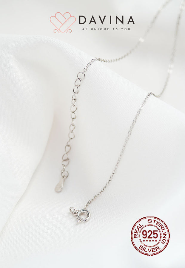 DAVINA Ladies Lovelyn Necklace Silver Color S925