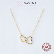 DAVINA Ladies Lovely Necklace Gold Color S925
