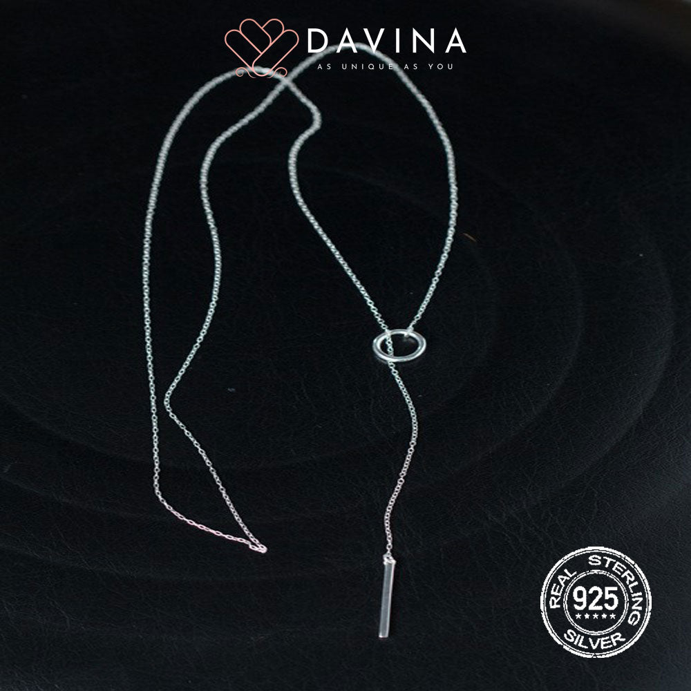 DAVINA Ladies Raelyn Necklace Sterling Silver 925