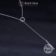 DAVINA Ladies Raelyn Necklace Silver Color S925