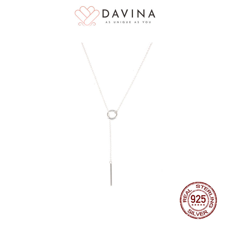 DAVINA Ladies Raelyn Necklace Sterling Silver 925