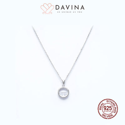 DAVINA Ladies Beryl Necklace Silver Color S925