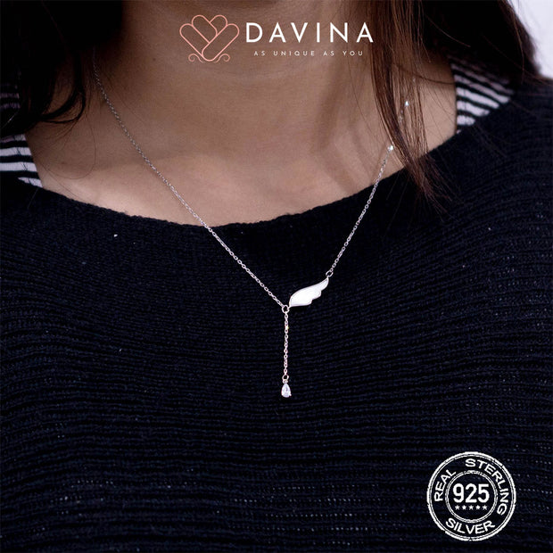 DAVINA Ladies Jeslyn Necklace Sterling Silver 925