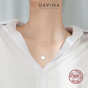 DAVINA Ladies Alivia Necklace Sterling Silver 925