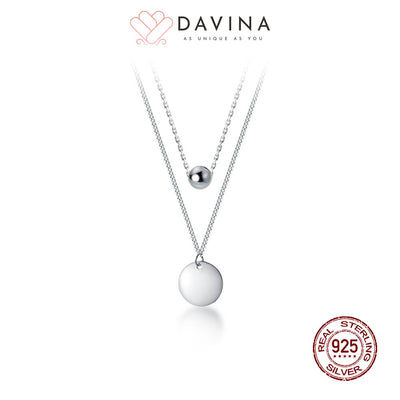 DAVINA Ladies Alivia Necklace Silver Color S925