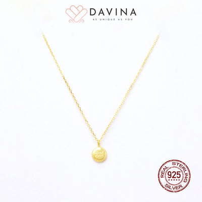 DAVINA Ladies Brisia Necklace Gold Color S925