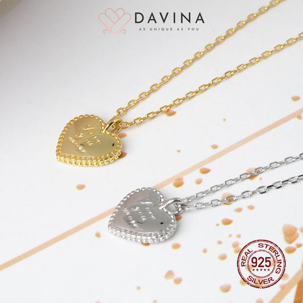 DAVINA Ladies Loven Necklace Sterling Silver 925