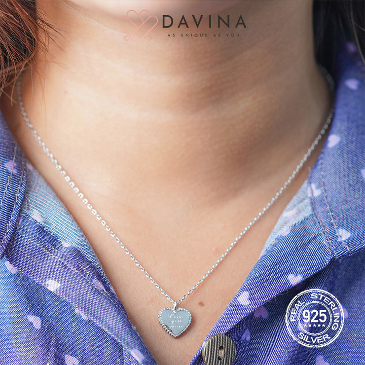 DAVINA Ladies Loven Necklace Sterling Silver 925