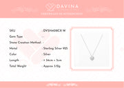 DAVINA Ladies Loven Necklace Sterling Silver 925