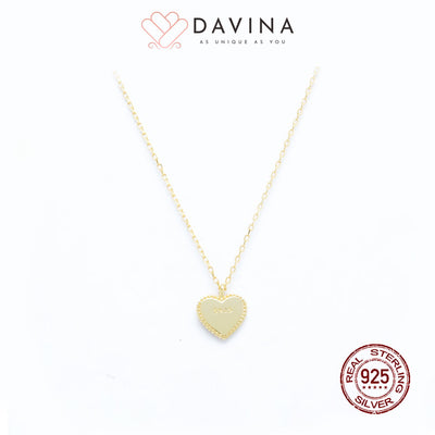 DAVINA Ladies Loven Necklace Gold Color S925