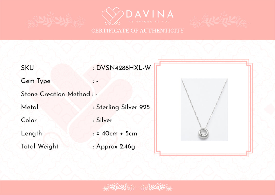 DAVINA Ladies Kesya Necklace Sterling Silver 925