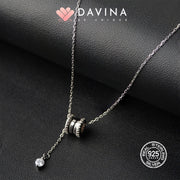 Davina Ladies Beatrix Necklace Silver Color S925