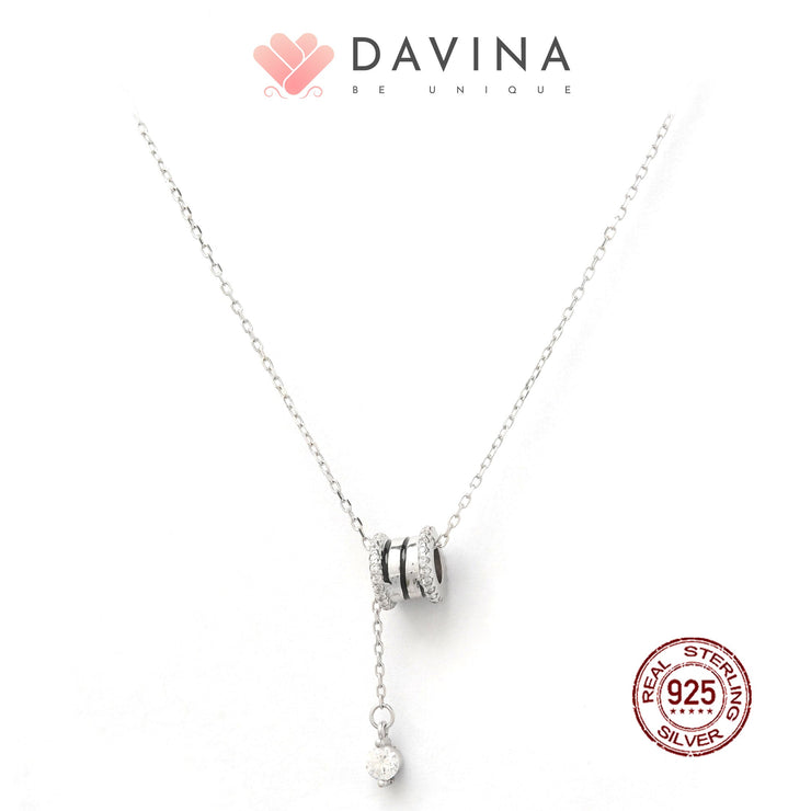 Davina Ladies Beatrix Necklace Silver Color S925