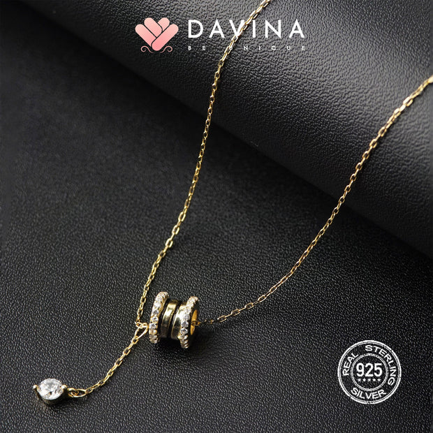 Davina Ladies Beatrix Necklace Gold Color S925