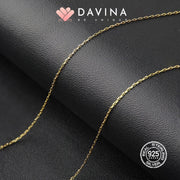 Davina Ladies Beatrix Necklace Gold Color S925
