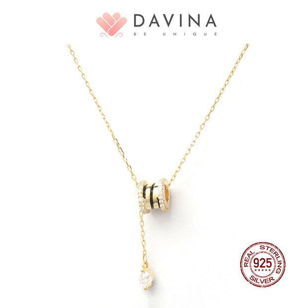 Davina Ladies Beatrix Necklace Gold Color S925