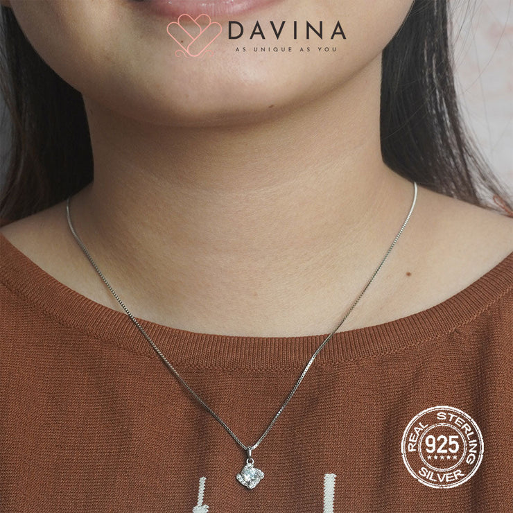 Davina Ladies Evie Necklace Silver Color S925