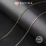 DAVINA Ladies Soveila Necklace Gold Color S925
