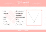 Davina Ladies Whalen Necklace Silver Color S925