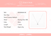 DAVINA Ladies Lovina Necklace Silver Color S925
