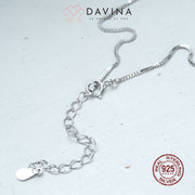 DAVINA Ladies Elvina Necklace Silver Color S925