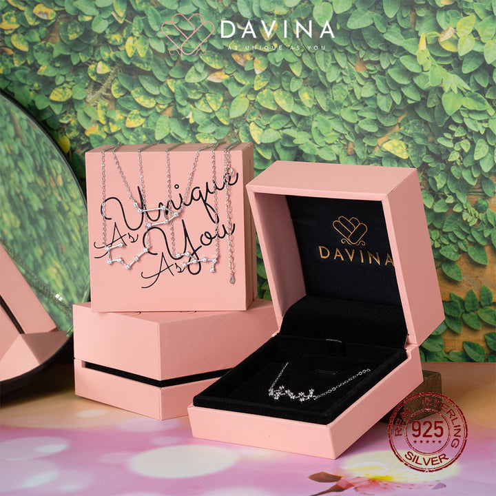 DAVINA Ladies Zodiac Necklace Sterling Silver 925