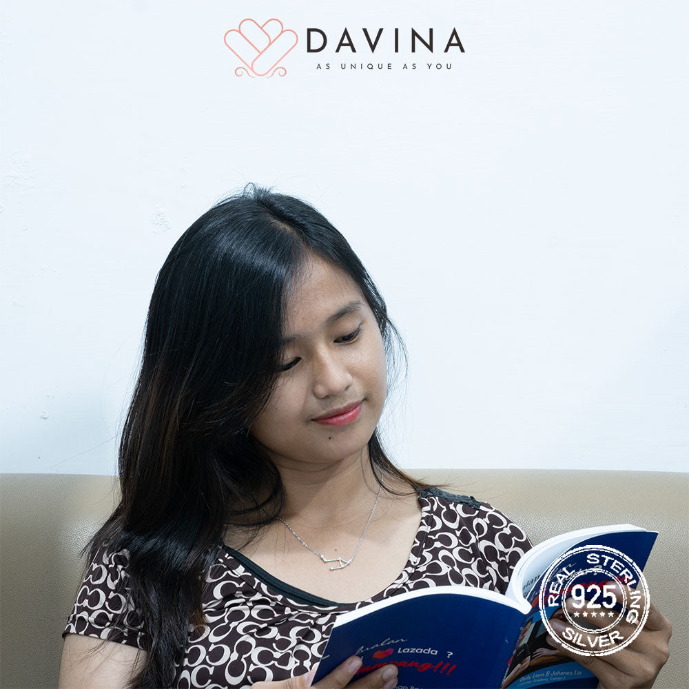 DAVINA Ladies Zodiac Necklace Sterling Silver 925