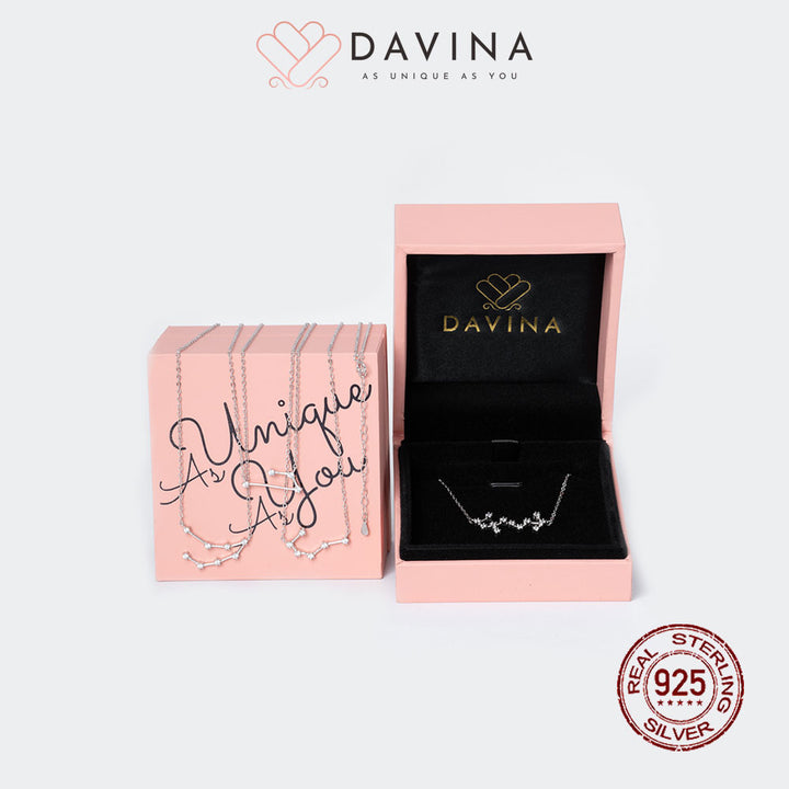 DAVINA Ladies Zodiac Necklace Sterling Silver 925