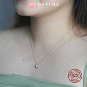 DAVINA Ladies Calista Necklace Silver Color S925
