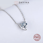 DAVINA Ladies Maeve Necklace Silver Color S925