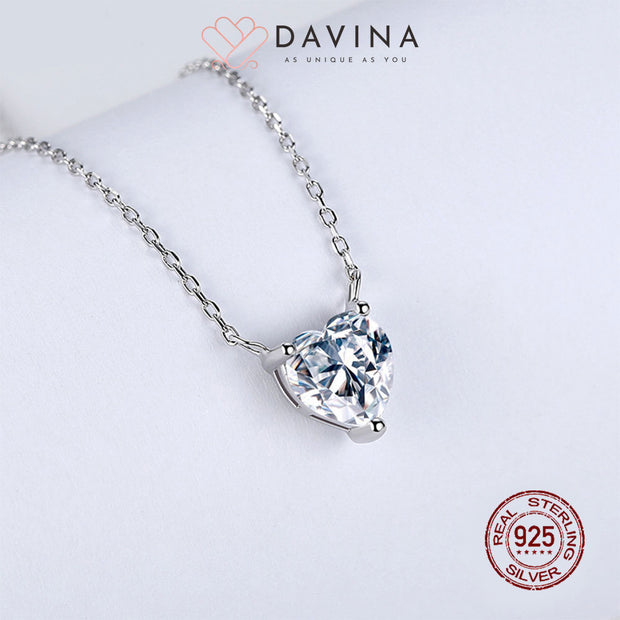 DAVINA Ladies Maeve Necklace Sterling Silver 925