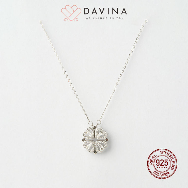 DAVINA Ladies Lexa Necklace Silver Color S925