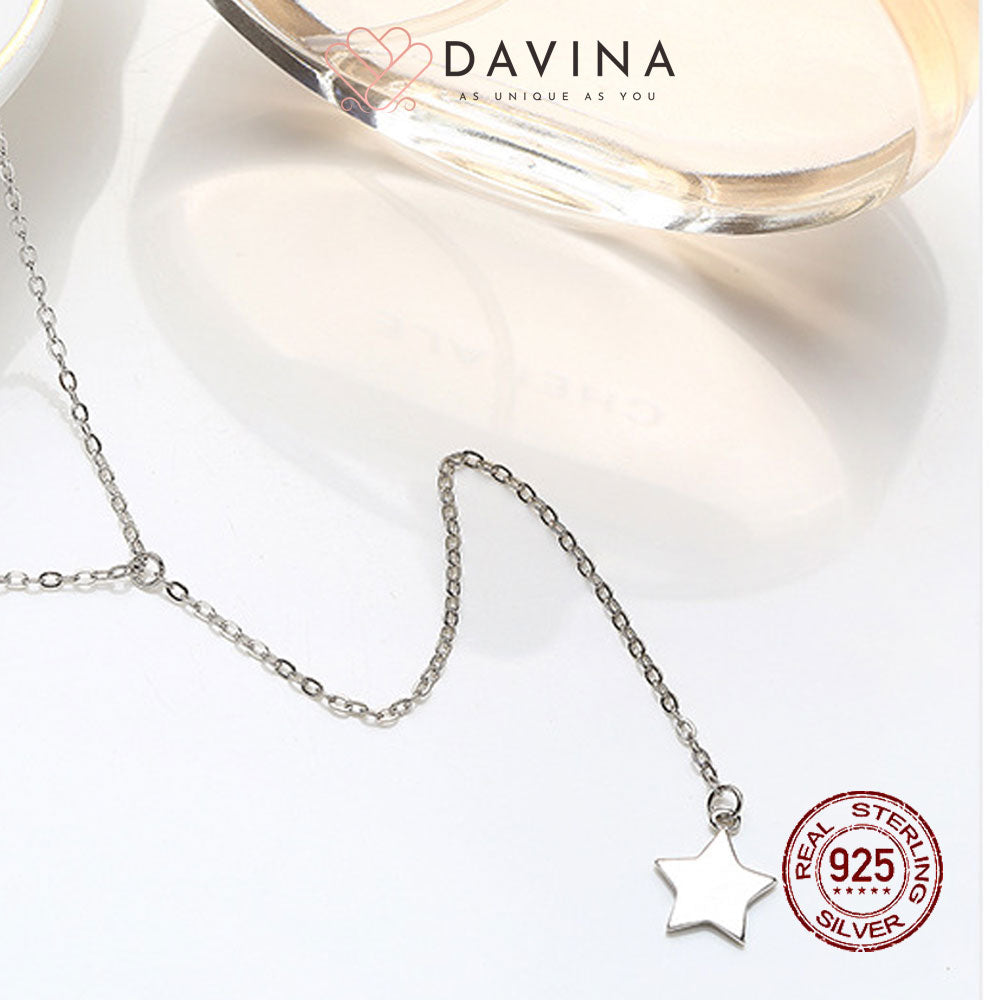 DAVINA Ladies Selina Necklace Sterling Silver 925